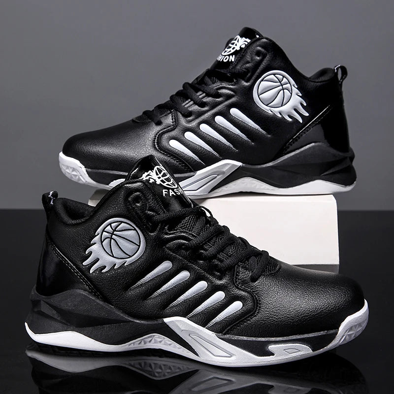 Men's Basketball Shoes Breathable Non-Slip Sneakers Fashionable Sports