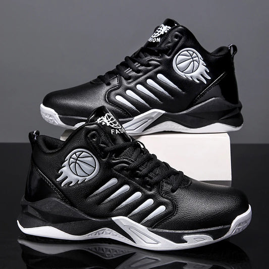Men's Basketball Shoes Breathable Non-Slip Sneakers Fashionable Sports