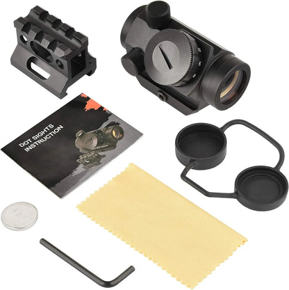 Sight 1x25mm Reflex Sight Scope with 1 inch Riser Mount