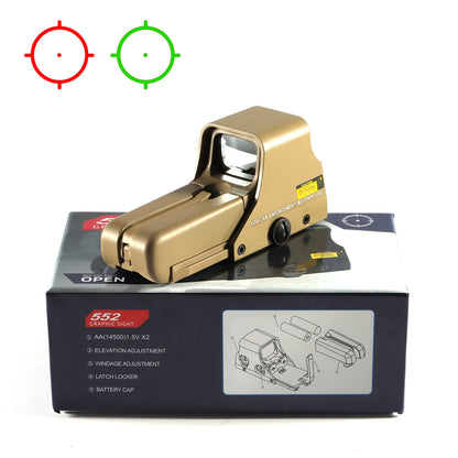 Red-Green Dot Holographic Reflex Scope 20mm Mount Airsoft Gun