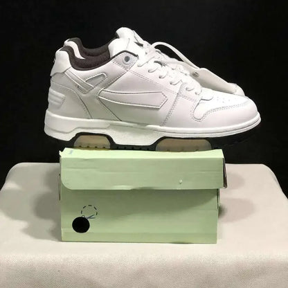 Slim Arrow Sports Designer Sneaker non-slip soles Leather Zip