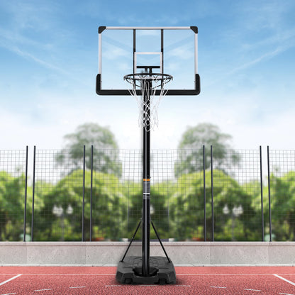 Portable Basketball 44 inch Goal System Adjustable 7 ft.-6 in./10 ft.  Indoor/Outdoor