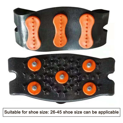 5-Stud Crampons Snow Claw Shoe Covers Chain Spikes