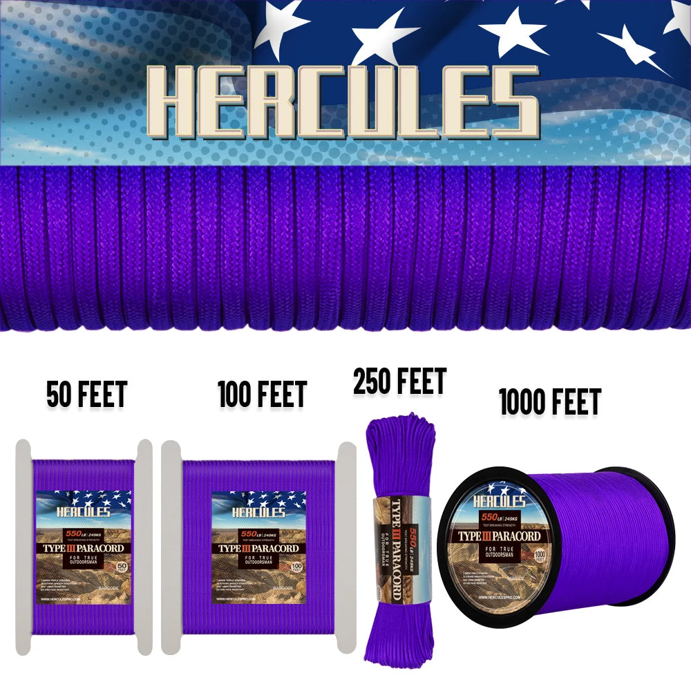 550-7 core Paracord Parachute Rope