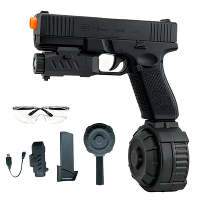 Electric ball blasting toy gun, rechargeable, for outdoors