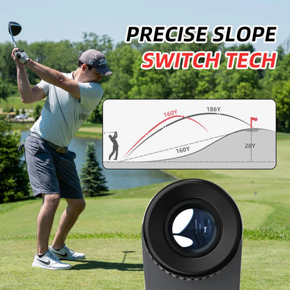 1090 Yards Golf Rangefinder with Slope Compensation