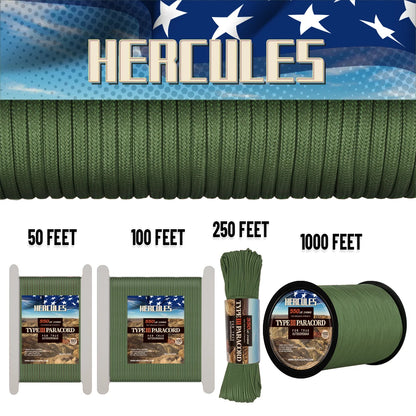 550-7 core Paracord Parachute Rope