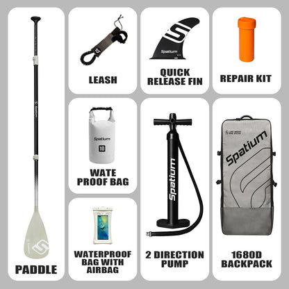 Inflatable Stand Up Paddle Board Set with Pump Backpack