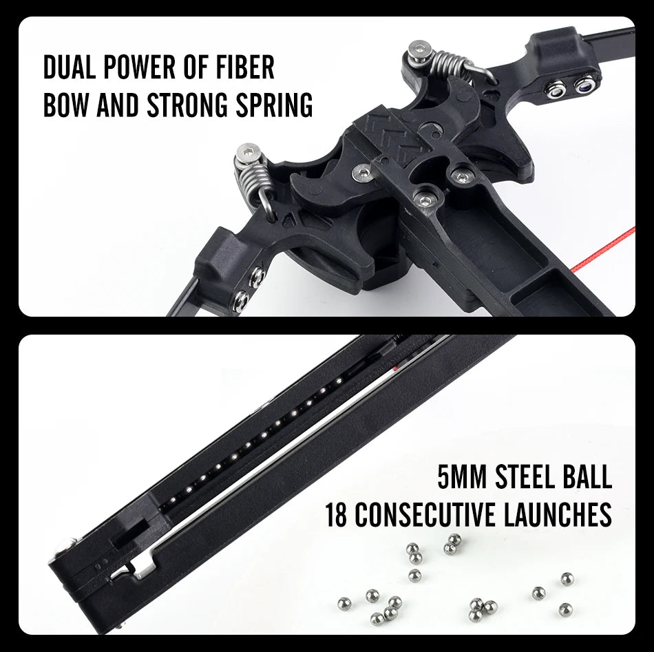 Ball & Arrow Dual-purpose Folding Recurve Compound Bow