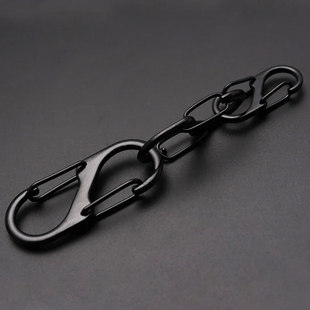 6Pcs S Shaped Metal Double Hook Carabiner