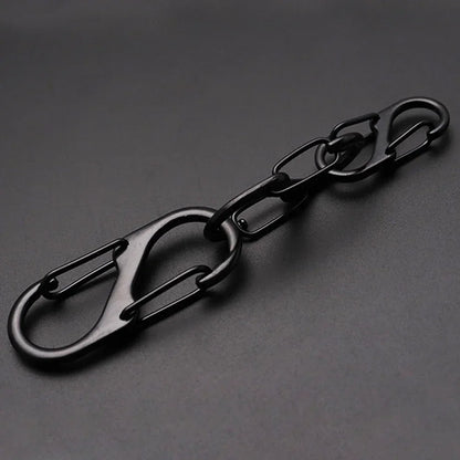 6Pcs S Shaped Metal Double Hook Carabiner