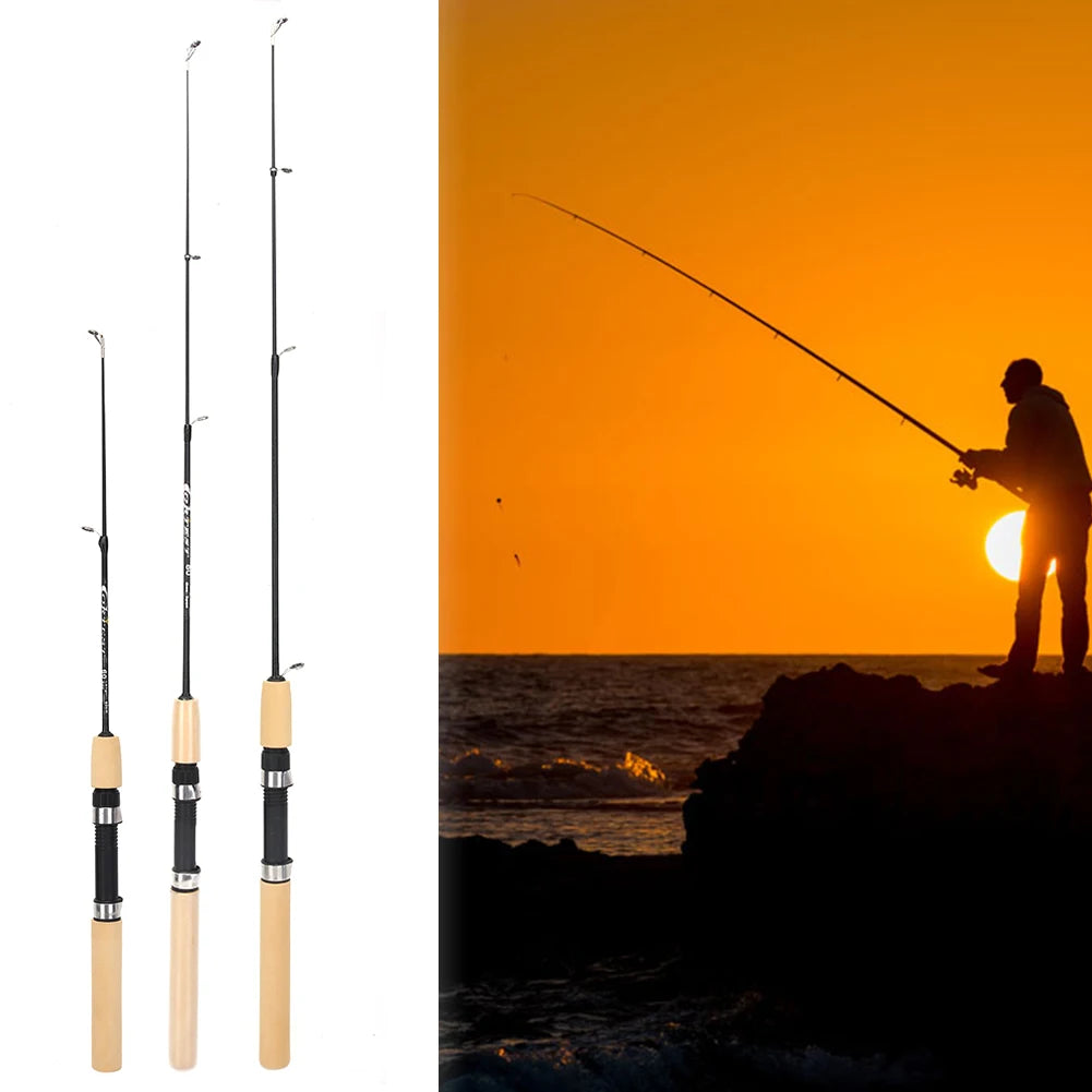 Mini Telescopic Carbon Fiber Ice Fishing Rod