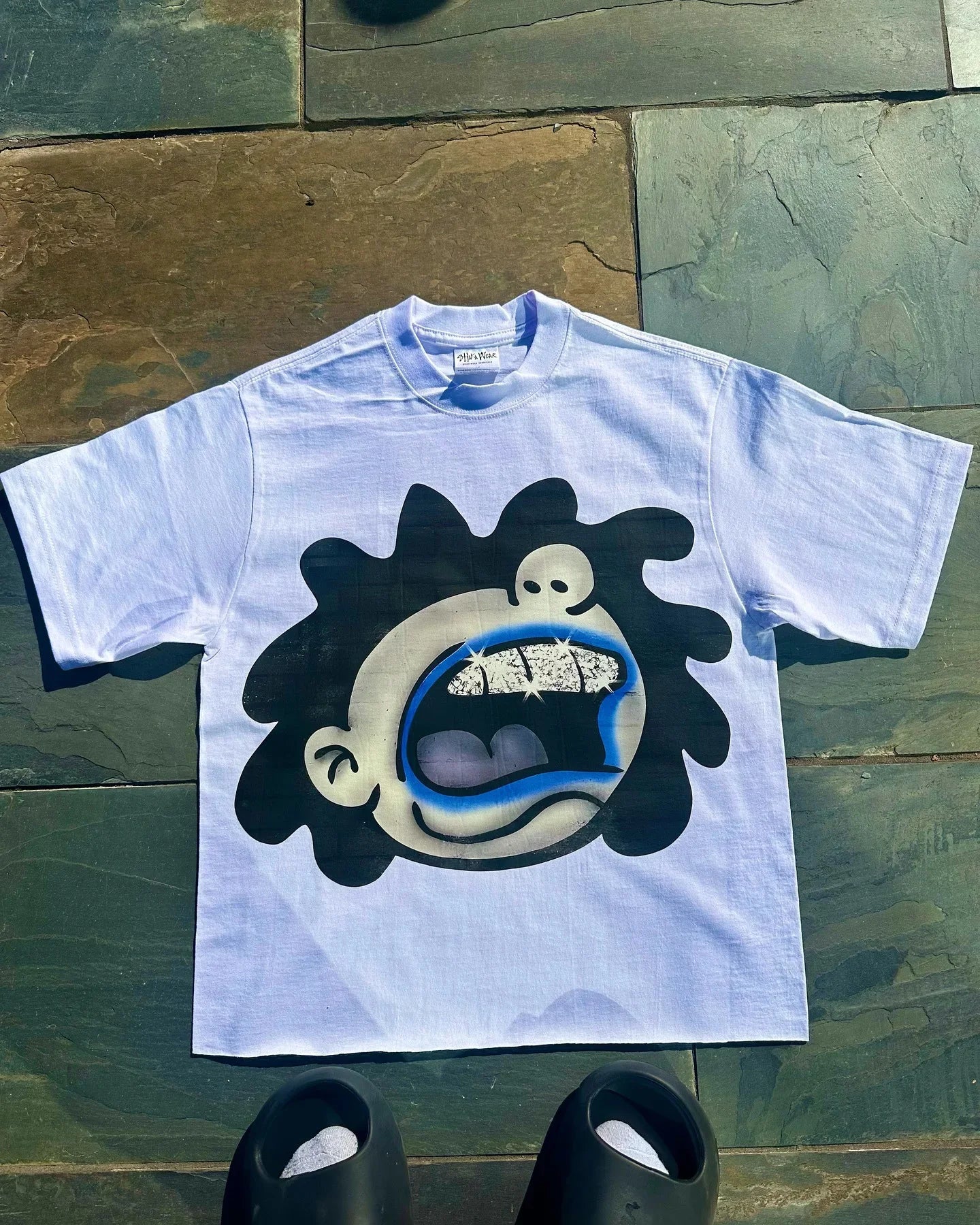 Chic American Anime Cartoon Cotton Men's Fashion Loose T-shirt