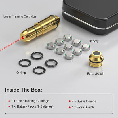 9mm Red Dot Laser Dry Fire Cartridge Pistol Trainer