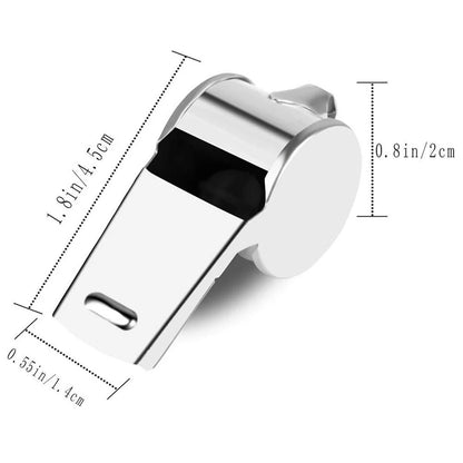 Referee Metal Whistle with Rope for Soccer Football Basketball Training