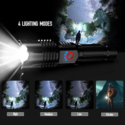 Super Bright Rechargeable LED Flashlight