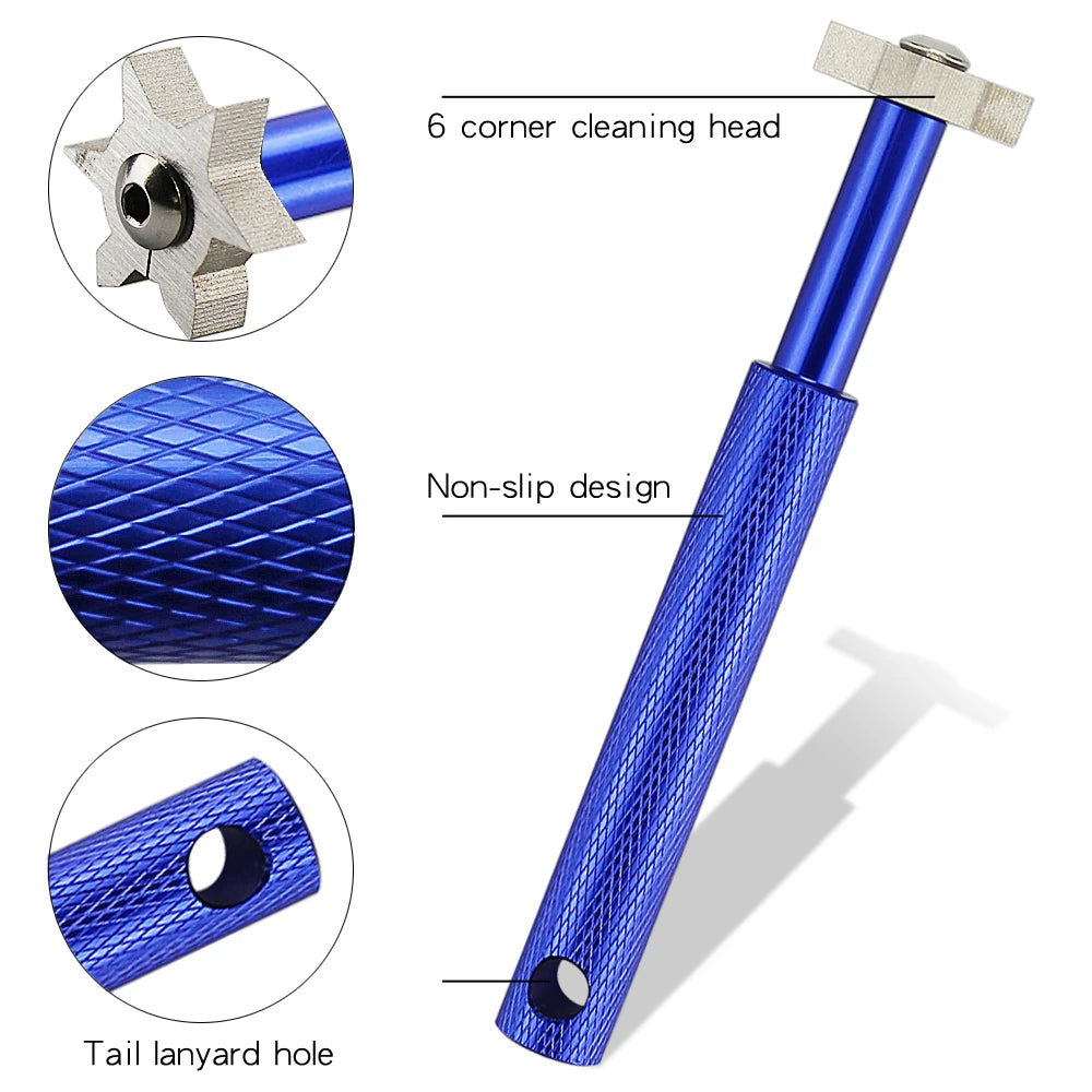 1Pc Iron/Wedge Golf Club U V Groove Cleaner Tools