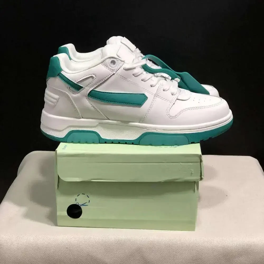 Slim Arrow Sports Designer Sneaker non-slip soles Leather Zip