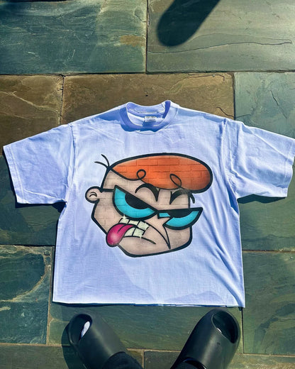 Chic American Anime Cartoon Cotton Men's Fashion Loose T-shirt
