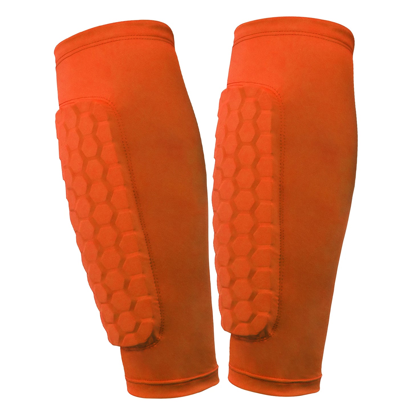 Soccer Shin Guards with Honeycomb Pads Lightweight Calf Protective