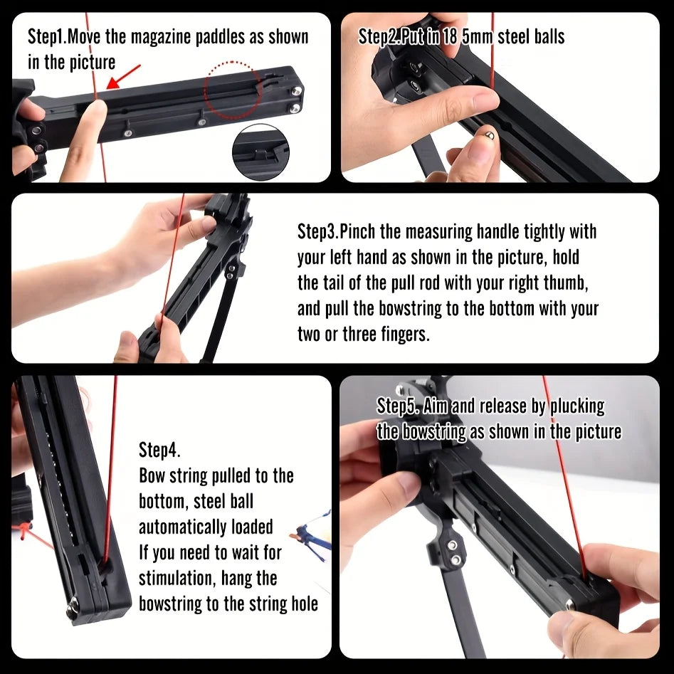 Ball & Arrow Dual-purpose Folding Recurve Compound Bow