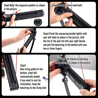 Ball & Arrow Dual-purpose Folding Recurve Compound Bow