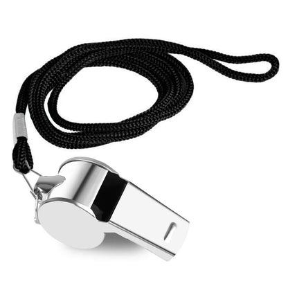 Referee Metal Whistle with Rope for Soccer Football Basketball Training