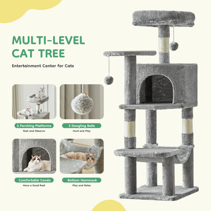 Cat House Tree Climbing Tower for Indoor Cats
