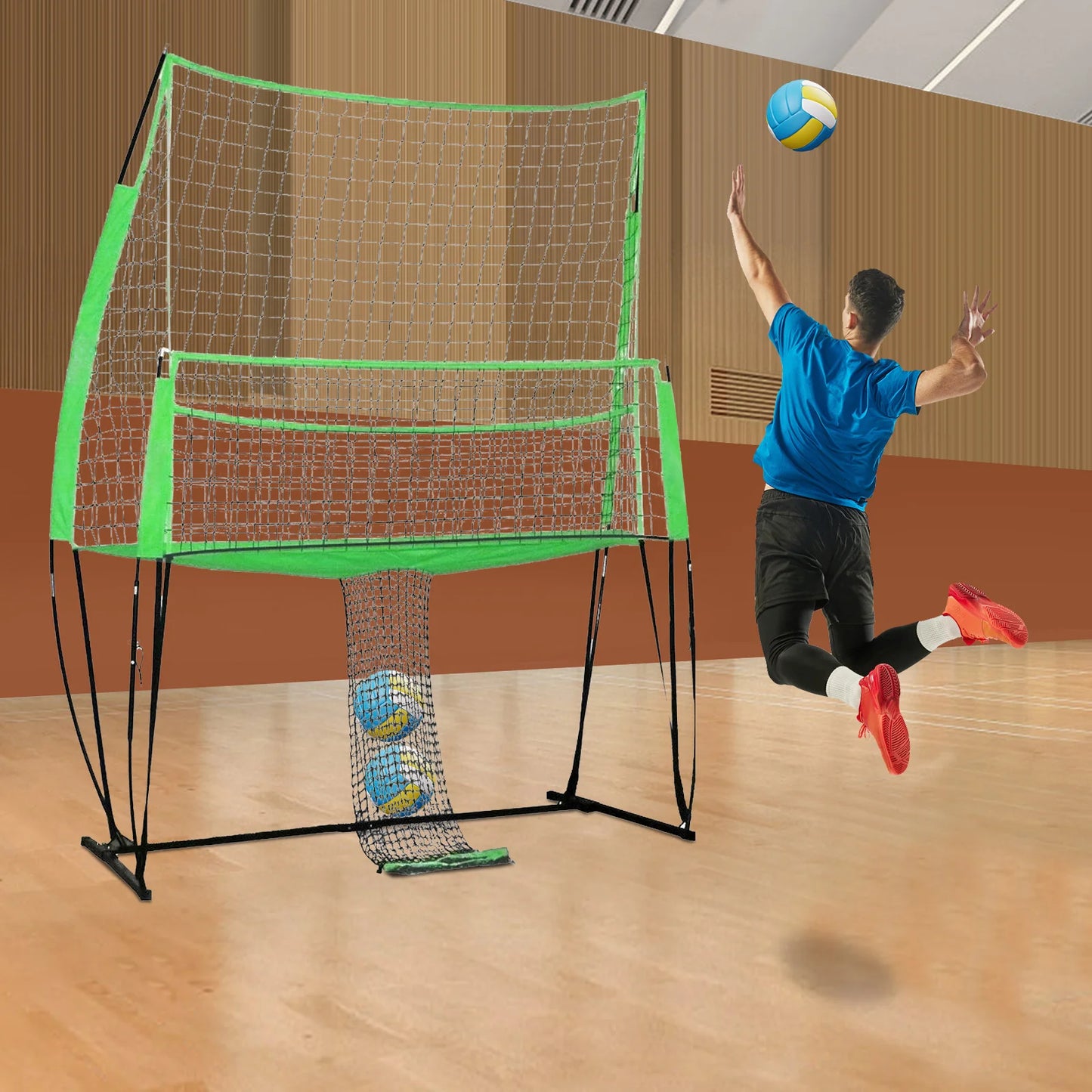 Adjustable Tennis/Badminton/Volleyball Nylon Training Net