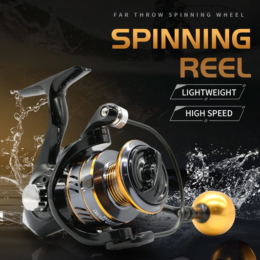 High Speed Spinning Reel, 10KG Max Drag