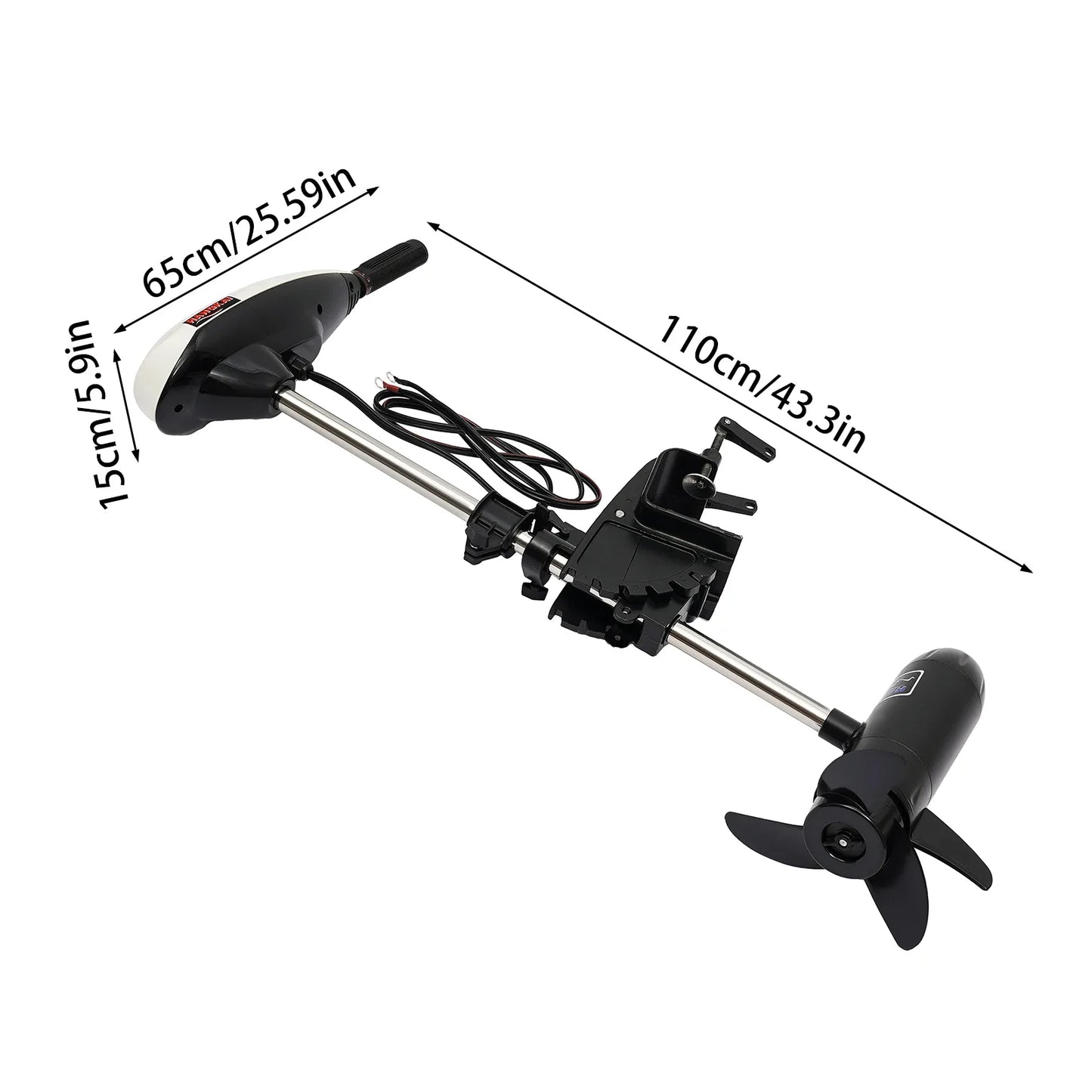 660W Electric Outboard Trolling Boat Motor
