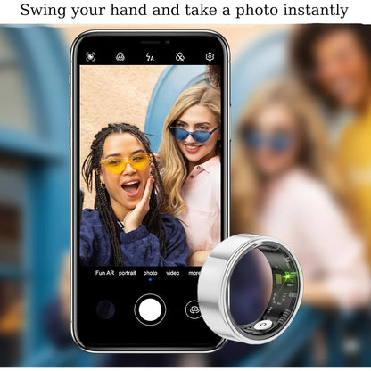 Smart ring, sleep and motion monitoring, iPhone/ Android compatible