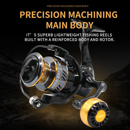 High Speed Spinning Reel, 10KG Max Drag