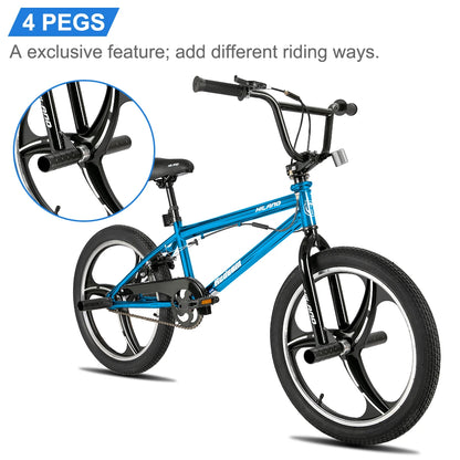 20 Inch BMX Bike Unisex 360 Degree Rotor Freestyle