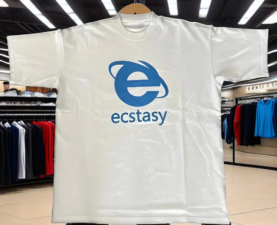 Men's T-shirt Pure Cotton Streetwear O-collar Short Sleeved Unisex