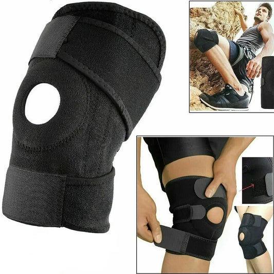 Adjustable Knee Brace with Side Stabilizers