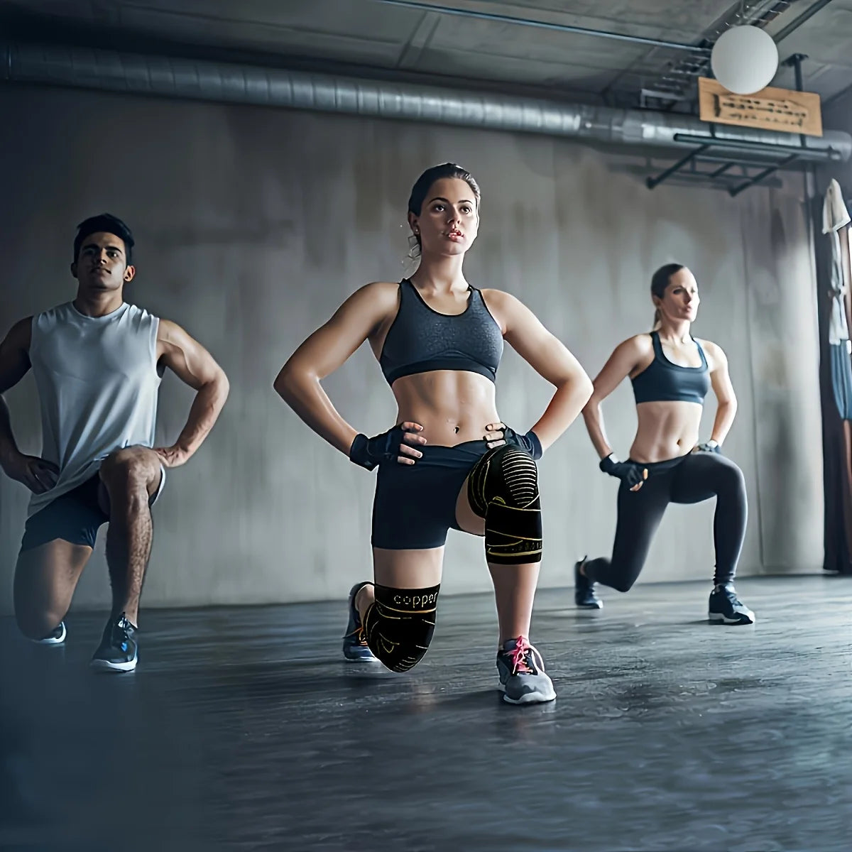 Copper Knee Sleeves with Two Straps