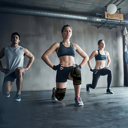 Copper Knee Sleeves with Two Straps