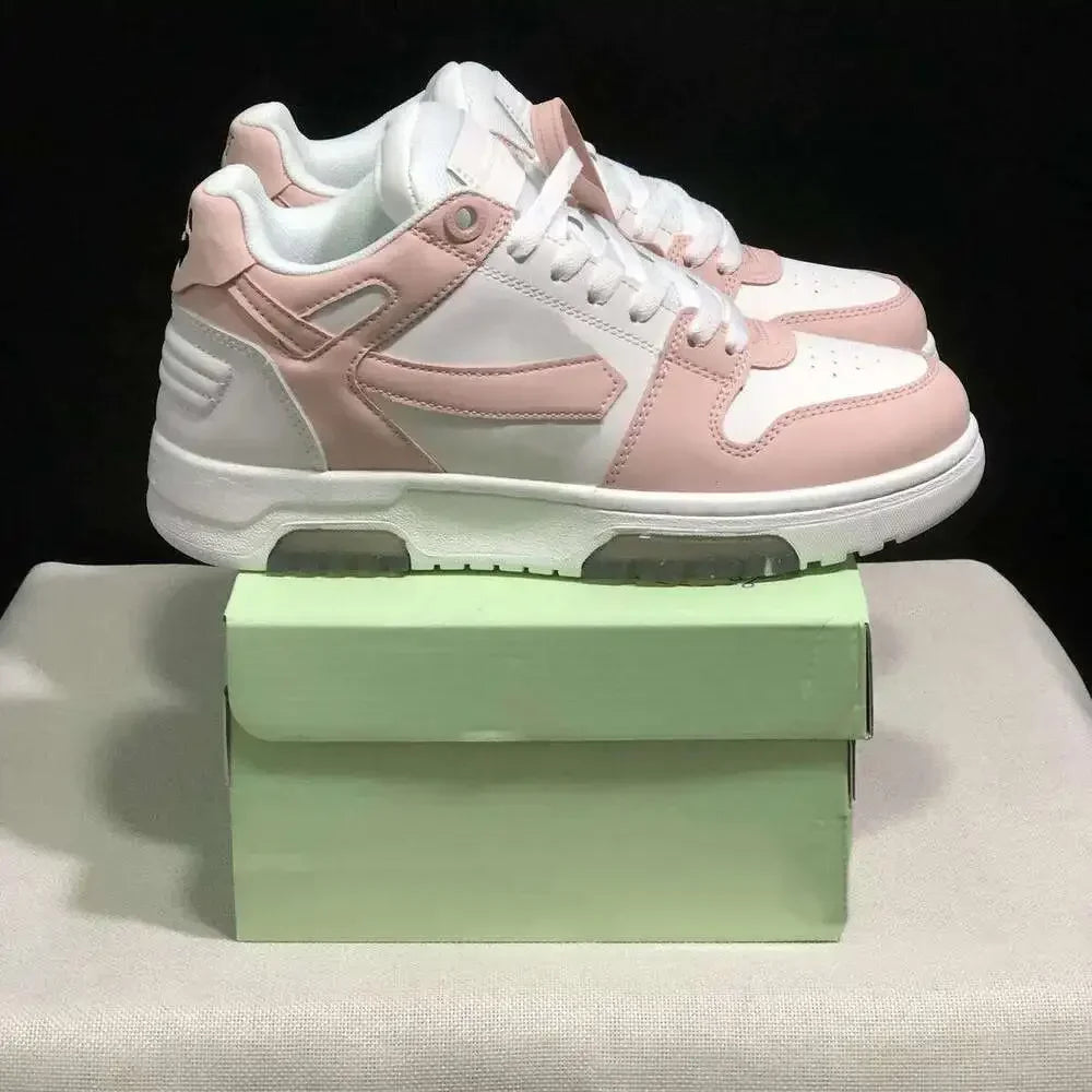 Slim Arrow Sports Designer Sneaker non-slip soles Leather Zip