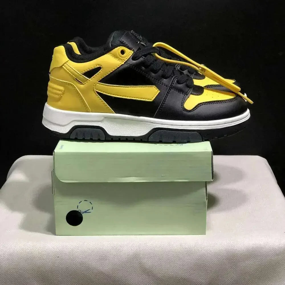 Slim Arrow Sports Designer Sneaker non-slip soles Leather Zip