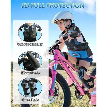 Kids Motorcycle Riding Armor Protector Suit