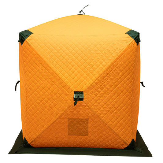 Orange/Blue/Red/Camouflage Ice Fishing Tent Outdoor Square Thermal Shelter Dual Zipper Windproof Tent for Camping Hiking Fishing