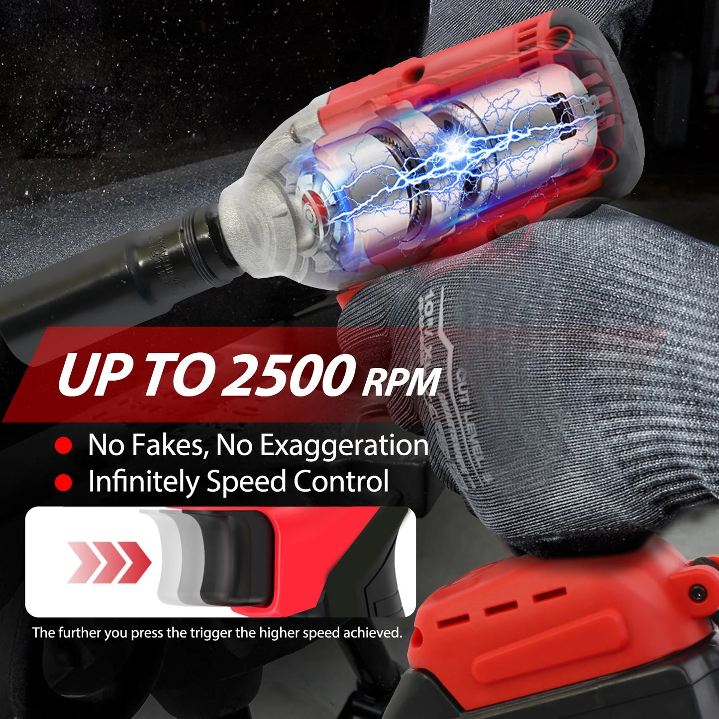 740ft-lbs Brushless Cordless 20V High Torque Impact Driver