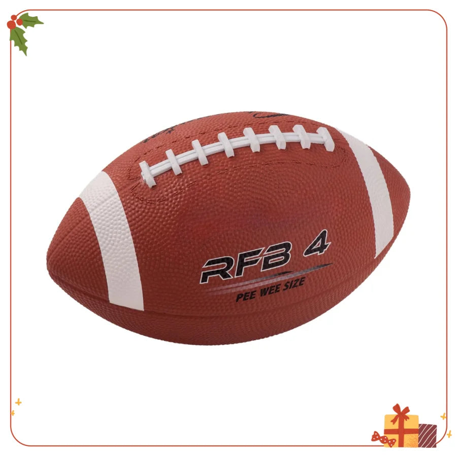 Durable All-Weather Grip Rubber Football