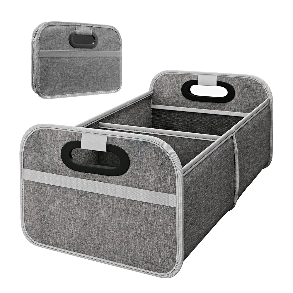 35L Foldableable Portable Car Storage Box Car Storage Box Car Truck Trunk Storage Box Camping Style Outing Storage Box Space-Saving Multi-Functional Storage Box