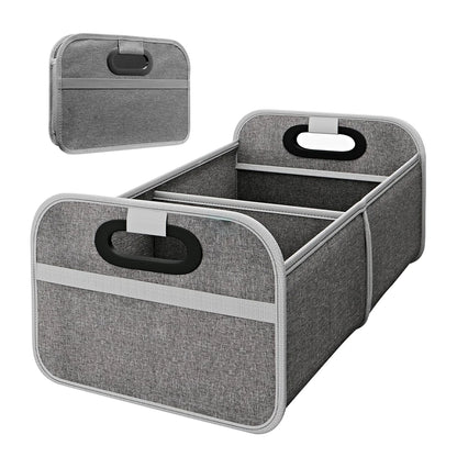 35L Foldableable Portable Car Storage Box Car Storage Box Car Truck Trunk Storage Box Camping Style Outing Storage Box Space-Saving Multi-Functional Storage Box
