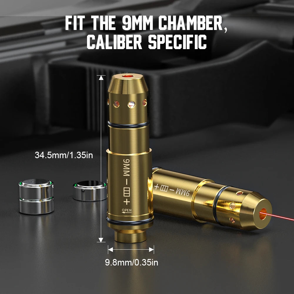 9mm Red Dot Laser Dry Fire Cartridge Pistol Trainer
