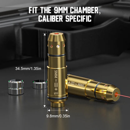 9mm Red Dot Laser Dry Fire Cartridge Pistol Trainer