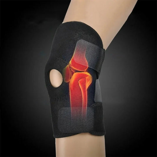 Adjustable Knee Brace with Side Stabilizers