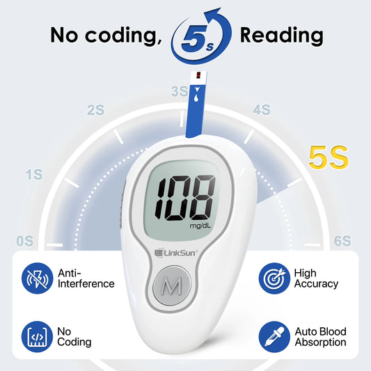 Blood Glucose Meter Complete Diabetes Kit